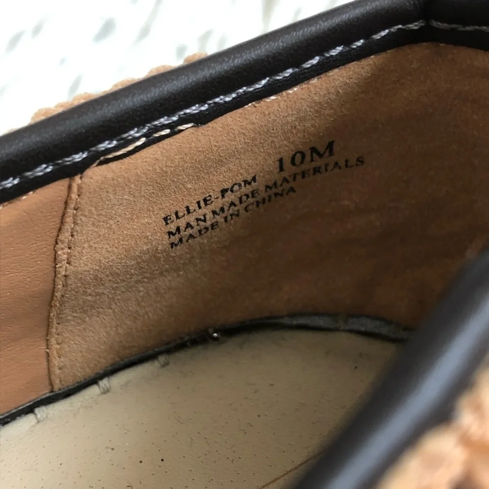 Sondra Roberts Ellie Pompom Platform Espadrille